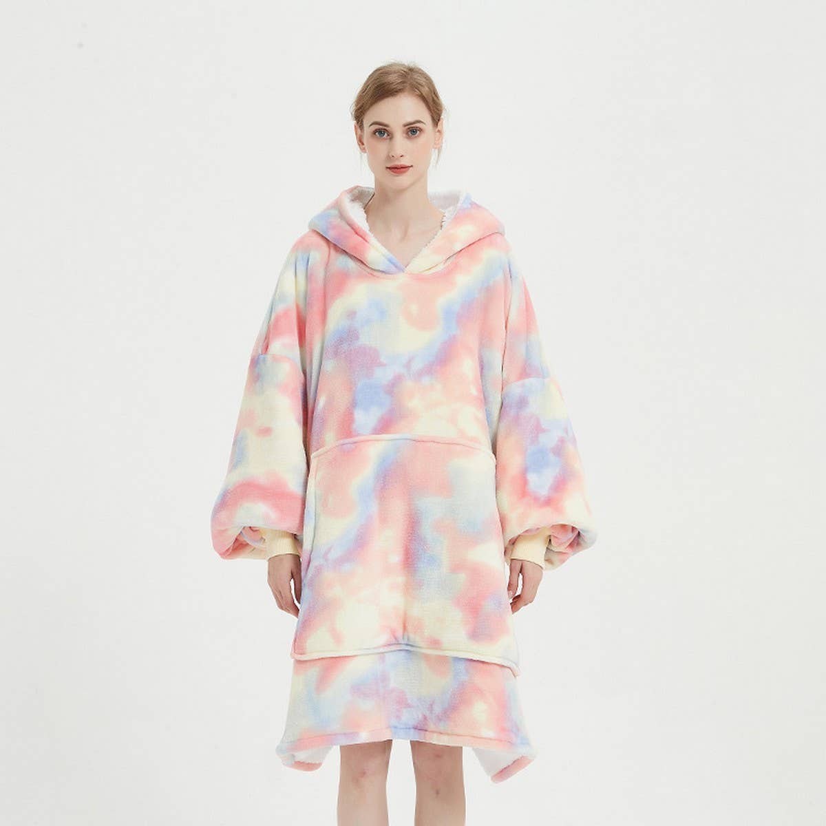 Cartoon Oversized Wearable Blanket Hoodie_CWMM8987