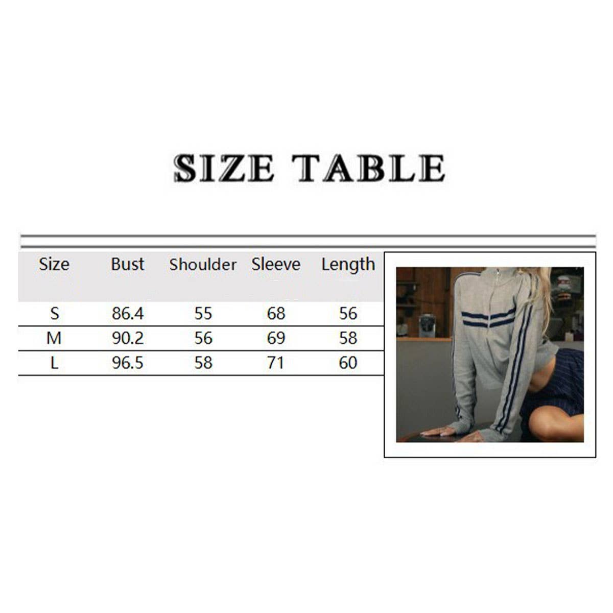 STRIPED CARDIGAN SLIM-FIT LONG-SLEEVED SWEATER