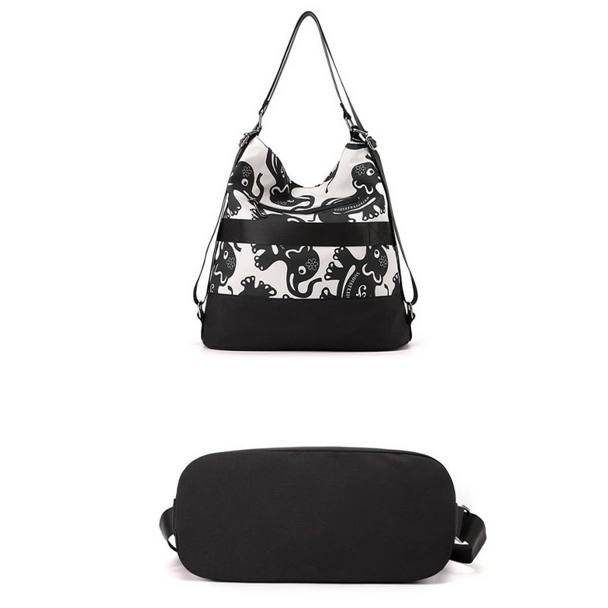 FASHION PRINTED OXFORD CLOTHSHOULDER CROSSBODY BAG_CWASC1792