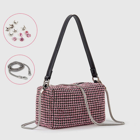 NEW FASHION RHINESTONE EVENING PILLOW BAG_CWAB3590