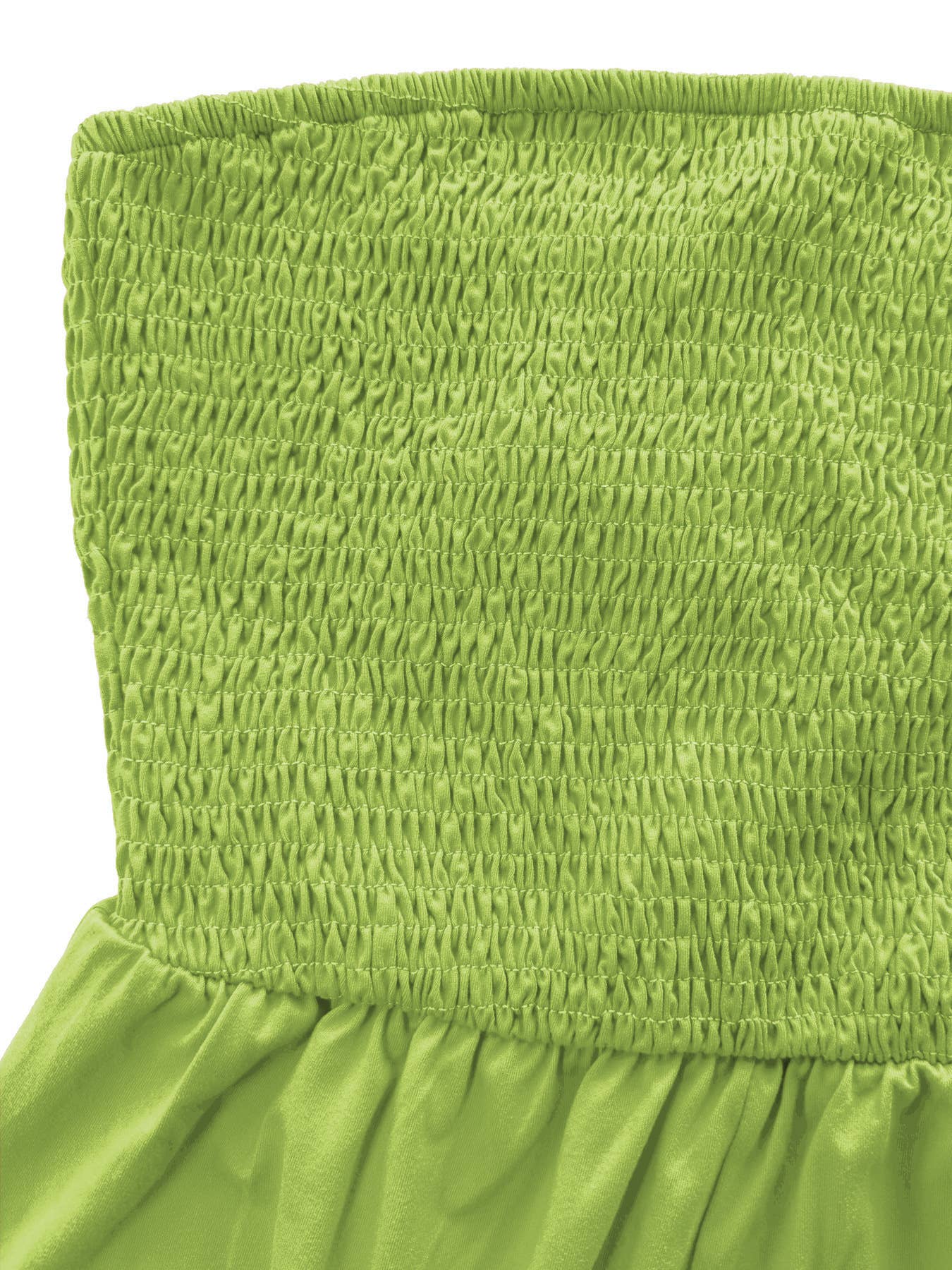 Stylish solid color strapless wide-leg jumpsuit