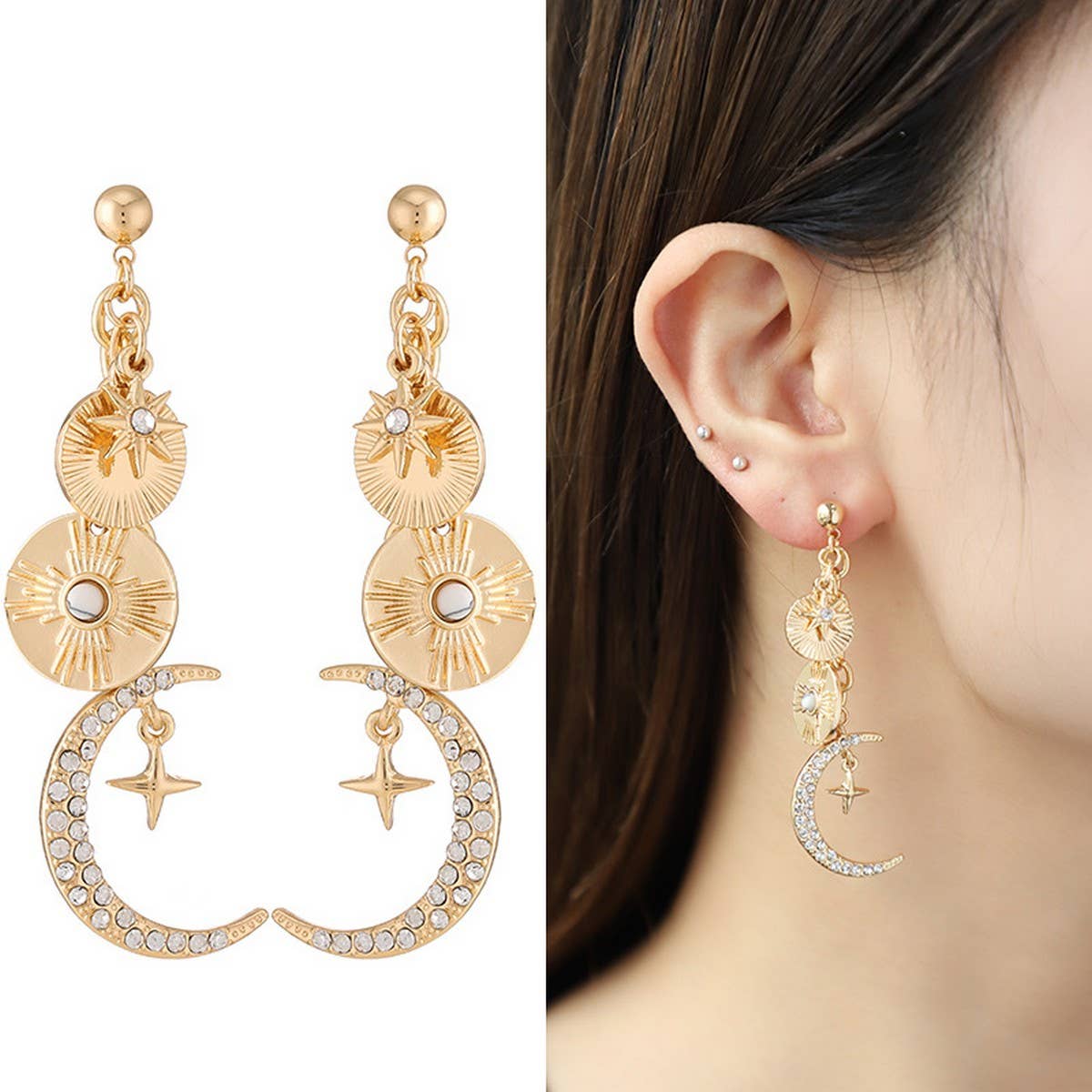 WOMEN'S STARRY SKY NECKLACE BRACELET EARRINGS SET