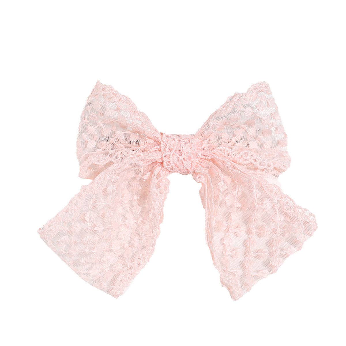 Lace Bow Spring Hair Clip, Sweet Elegant Style
