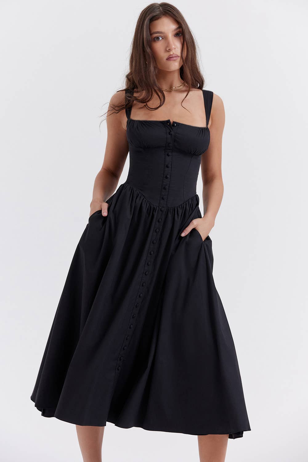 ELEGANT HOLIDAY STYLE HALTER DRESS