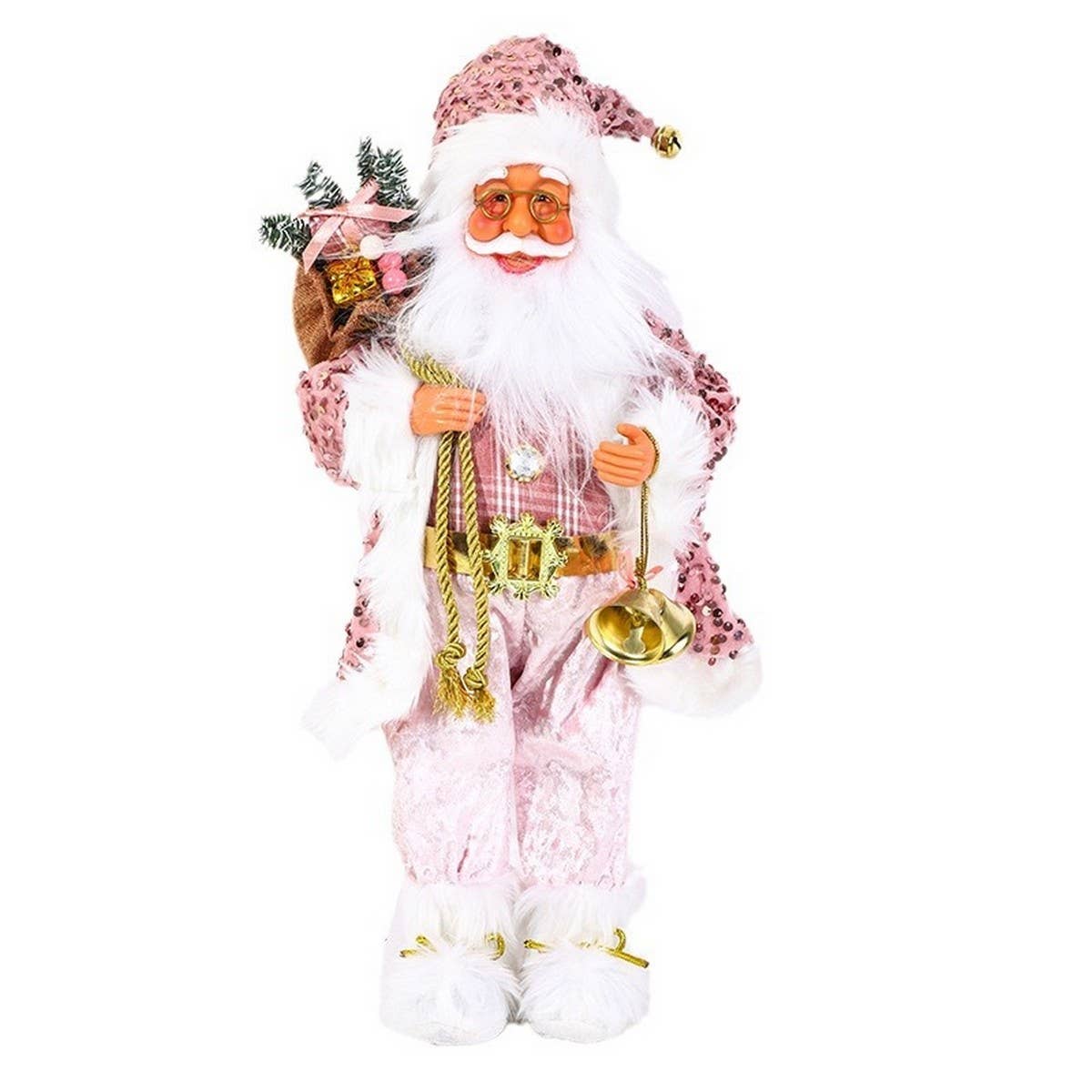CHRISTMAS BACKPACK STANDING OLD MAN ORNAMENTS