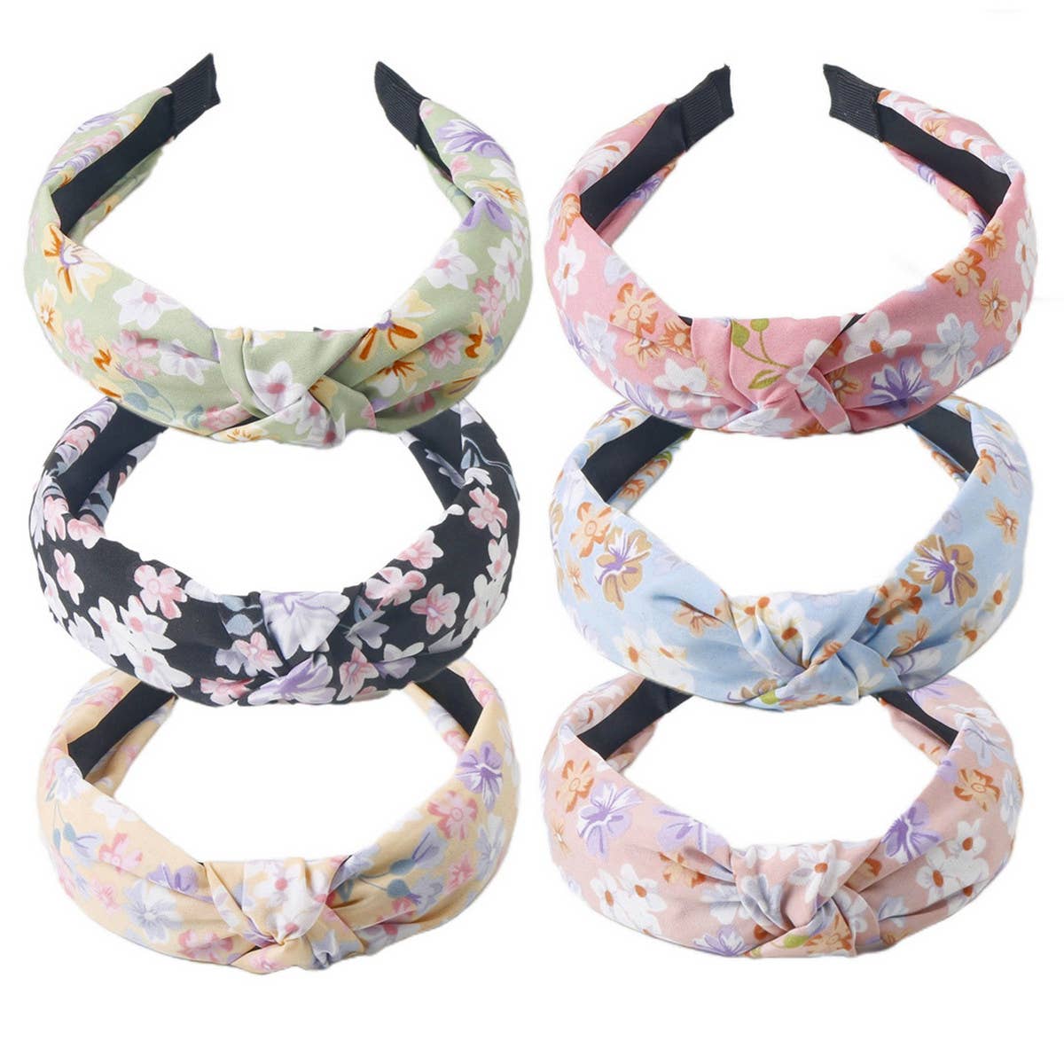 RETRO FLOWER WIDE BRIM HEADBAND_CWAHA1679