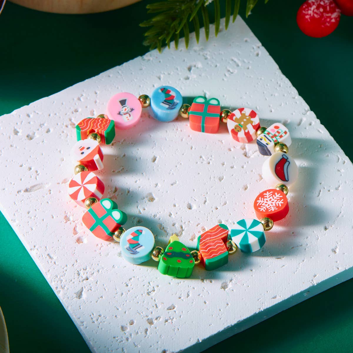 CHRISTMAS SOFT SANTA CLAUS BRACELET