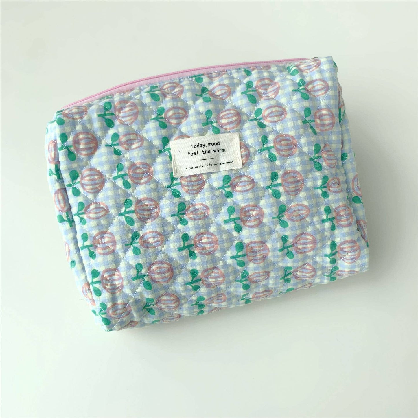 Floral storage bag large-capacity cosmetic bag