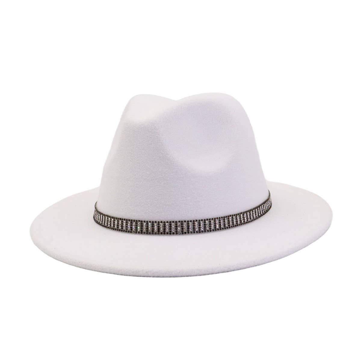 Unisex Vintage Wool FedoraHat British Ethnic Style_CWAH04390