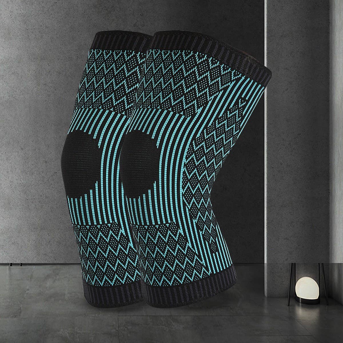 Elastic Knee Brace with Double Wave Non-Slip Grip