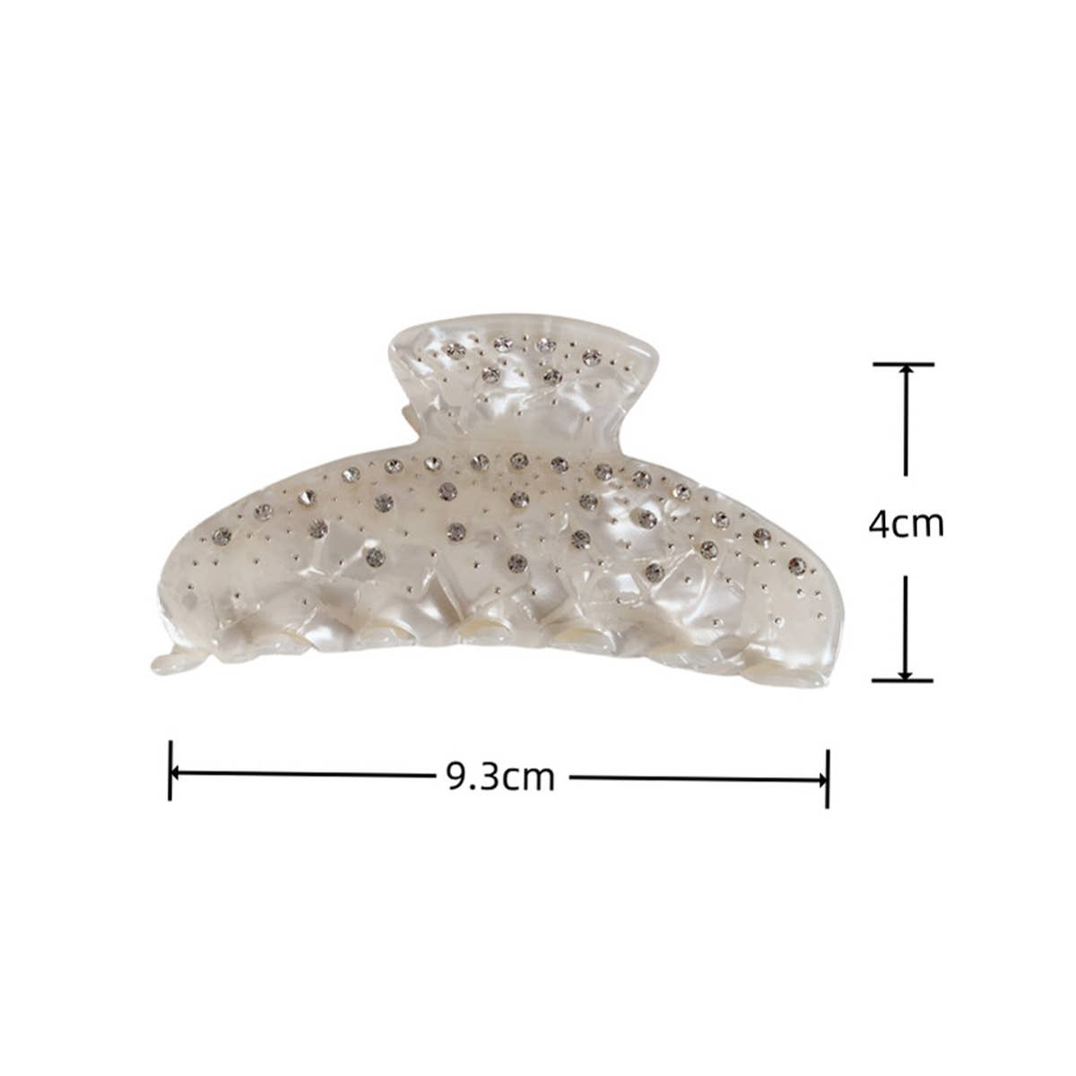 Pink Rhinestone Hair Claw,Elegant INS Luxury Clip_CWAHA2635