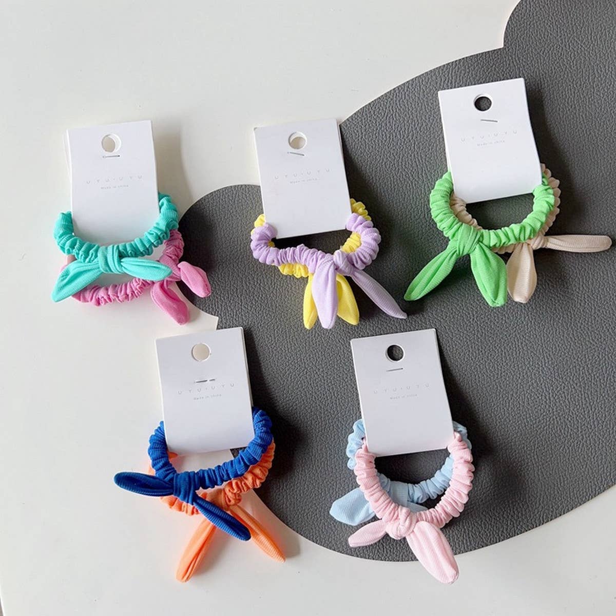 NEW COLOR MATCHING BOW HAIR RING HAIR ROPE