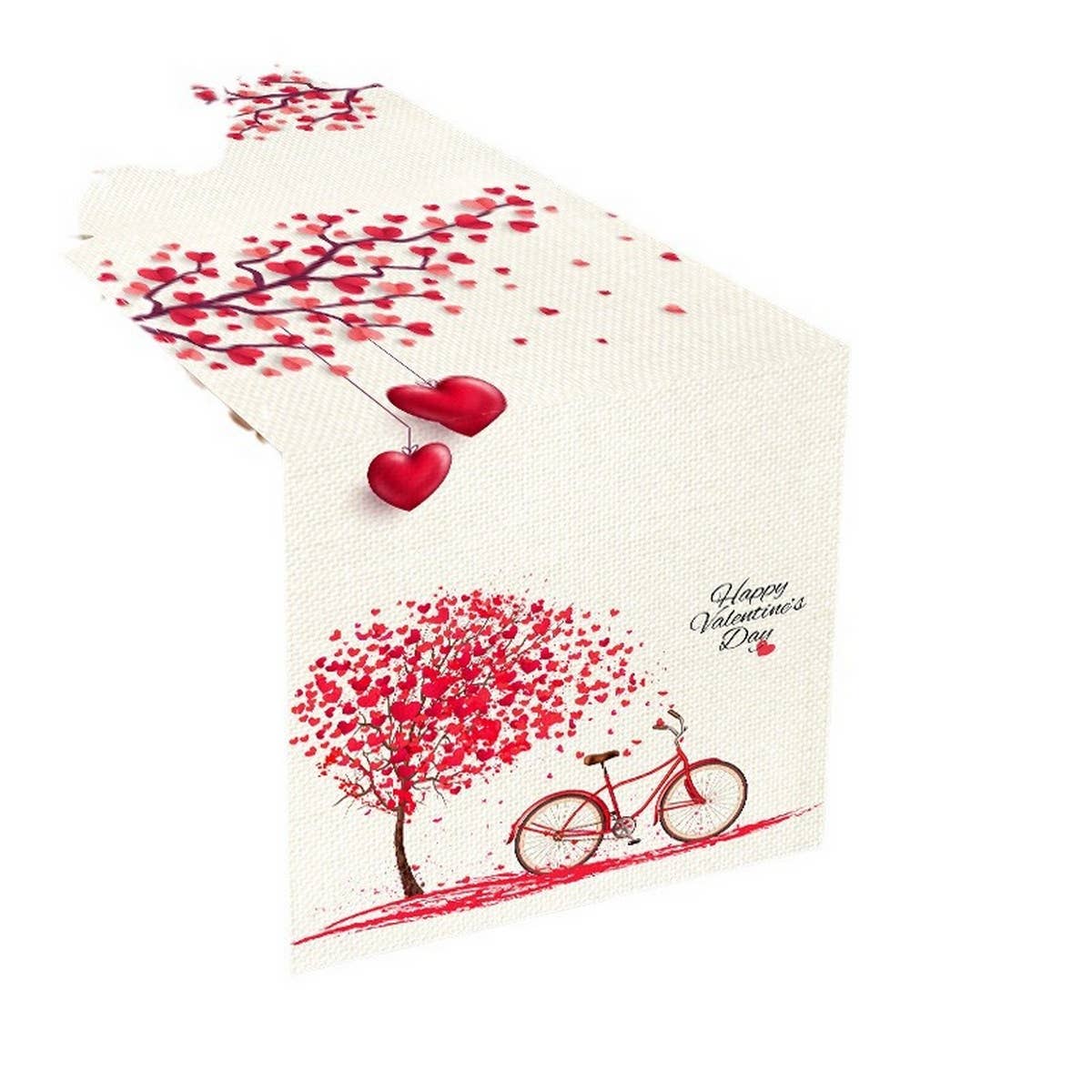 VALENTINE'S DAY DIGITAL PRINTED TABLE FLAG