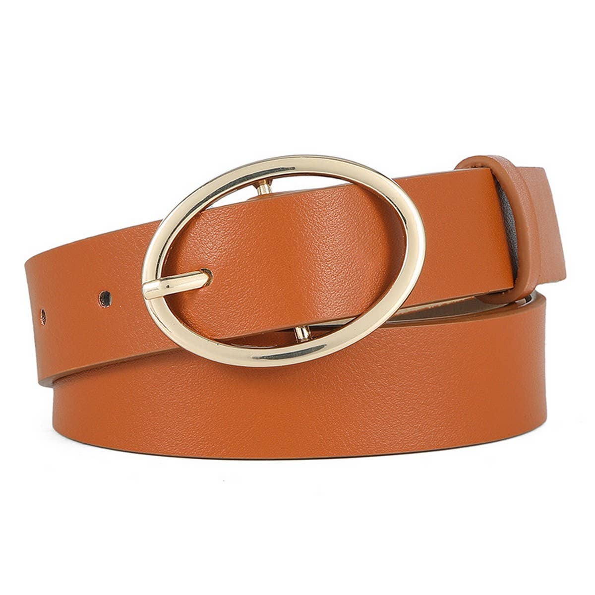 ROUND PIN BUCKLE HIGH-END VERSATILE BELT_CWABE0614