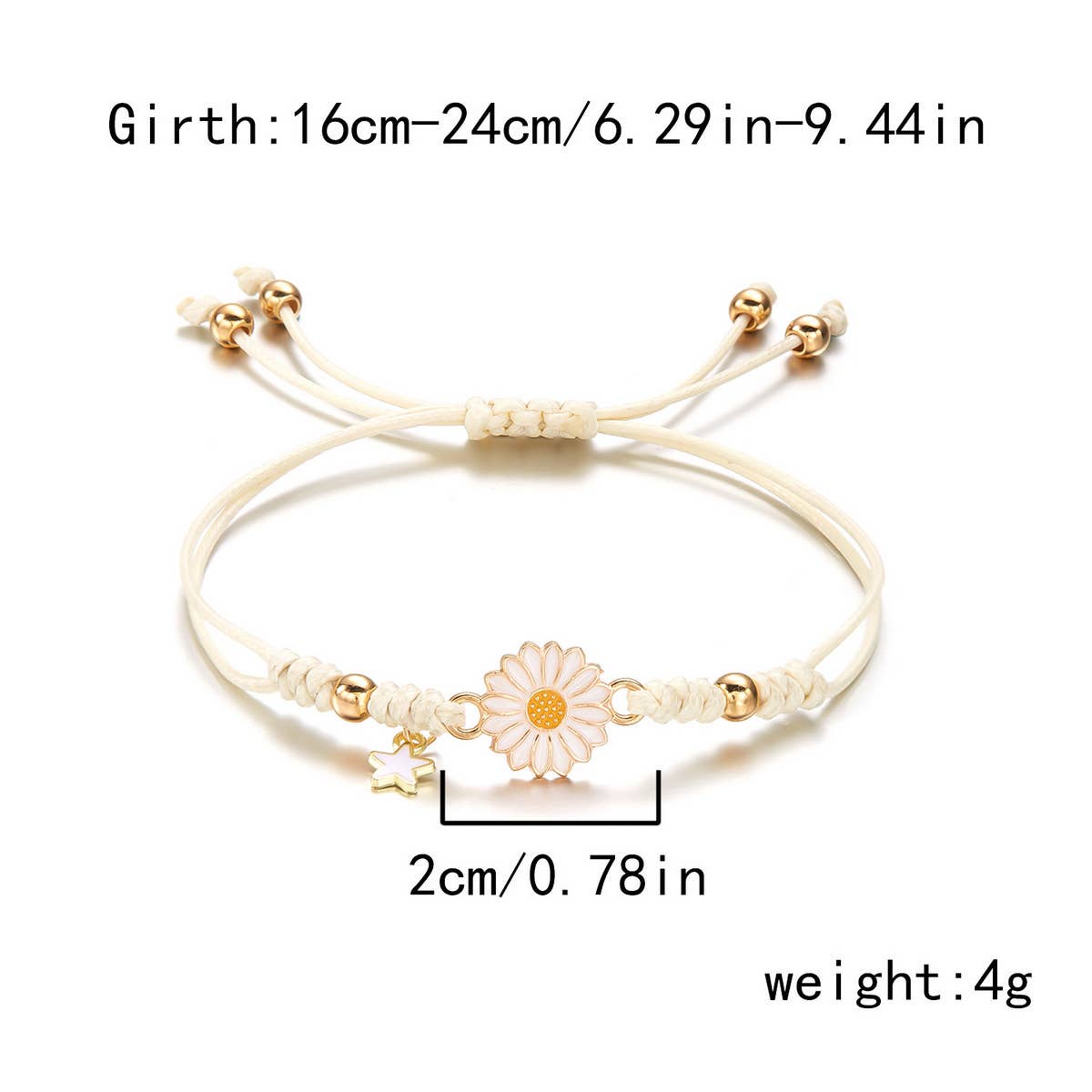 2024 NEW ALL-MATCH DAISY SUNFLOWER BRACELET_CWAJE2419