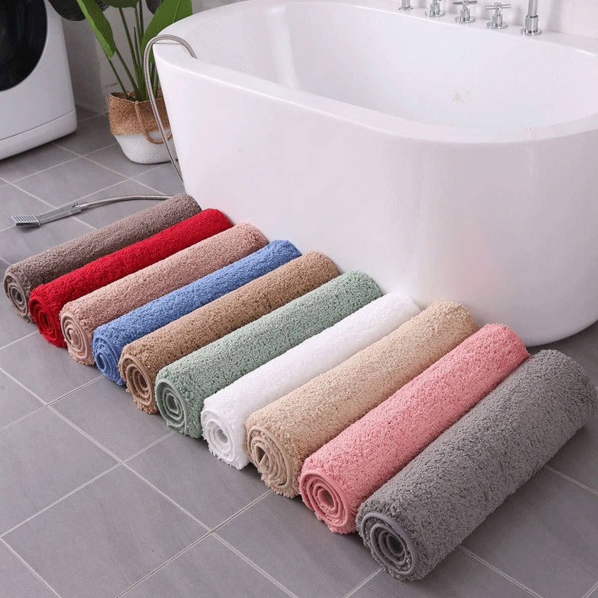 WATER-ABSORBENT NON-SLIP BATHROOM MAT