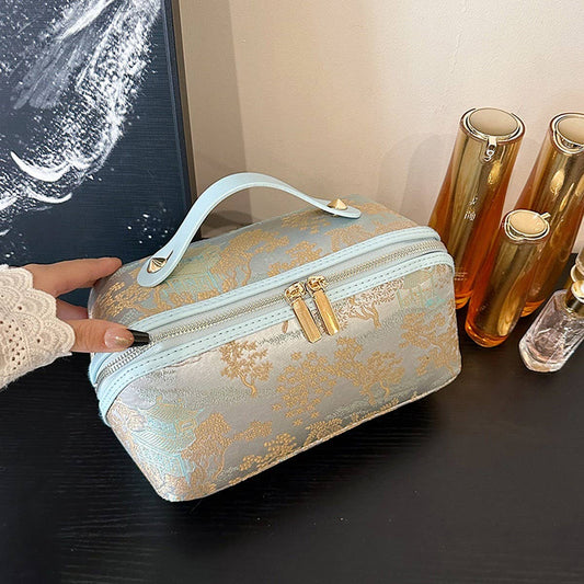 NEW RETRO FASHION LARGE CAPACITY COSMETIC BAG_CWAB4381