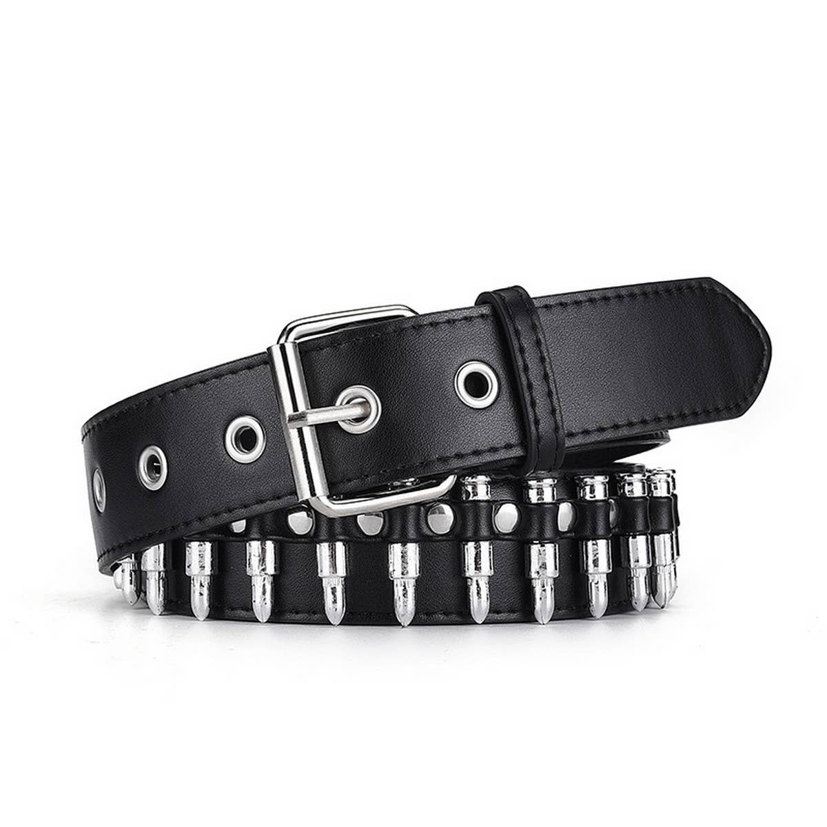 FASHIONABLE PERSONALITY INLAID PUNK BELT_CWABE0576
