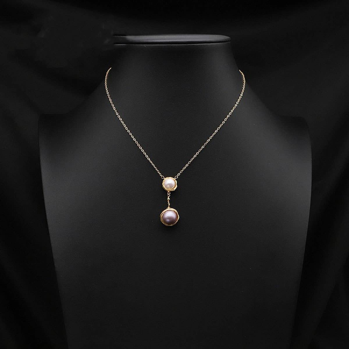 HIGH-END BUTTERFLY TEMPERAMENT PEARL NECKLACE