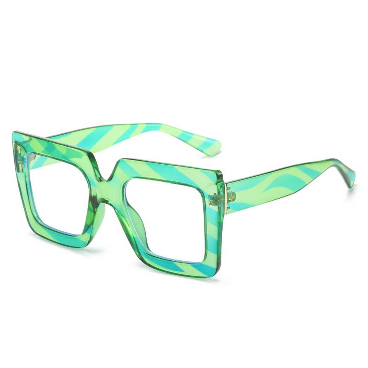 TORTOISESHELL SQUARE FRAME FASHION GLASSES
