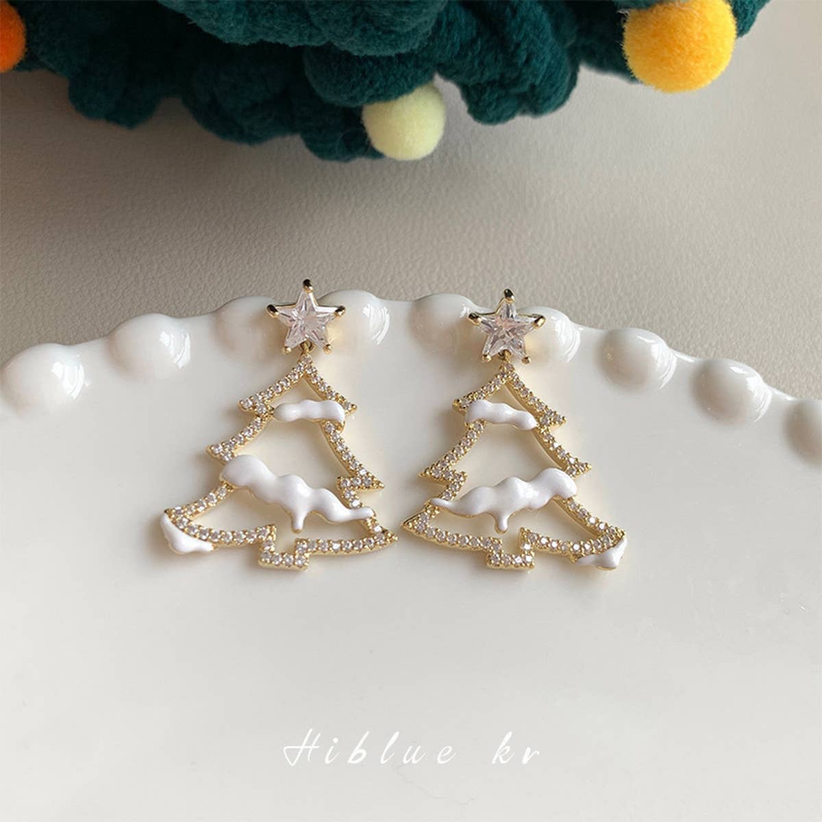 2024 NEW CHRISTMAS TREE DIAMOND EARRINGS_CWAJE2386
