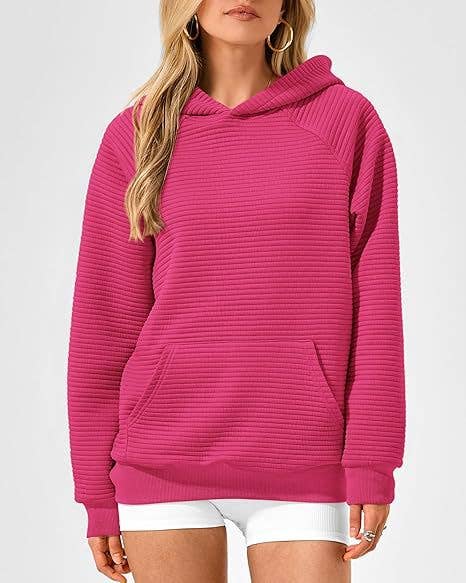 HOODED SPORTS LONG-SLEEVED CASUAL POCKET HOODIE