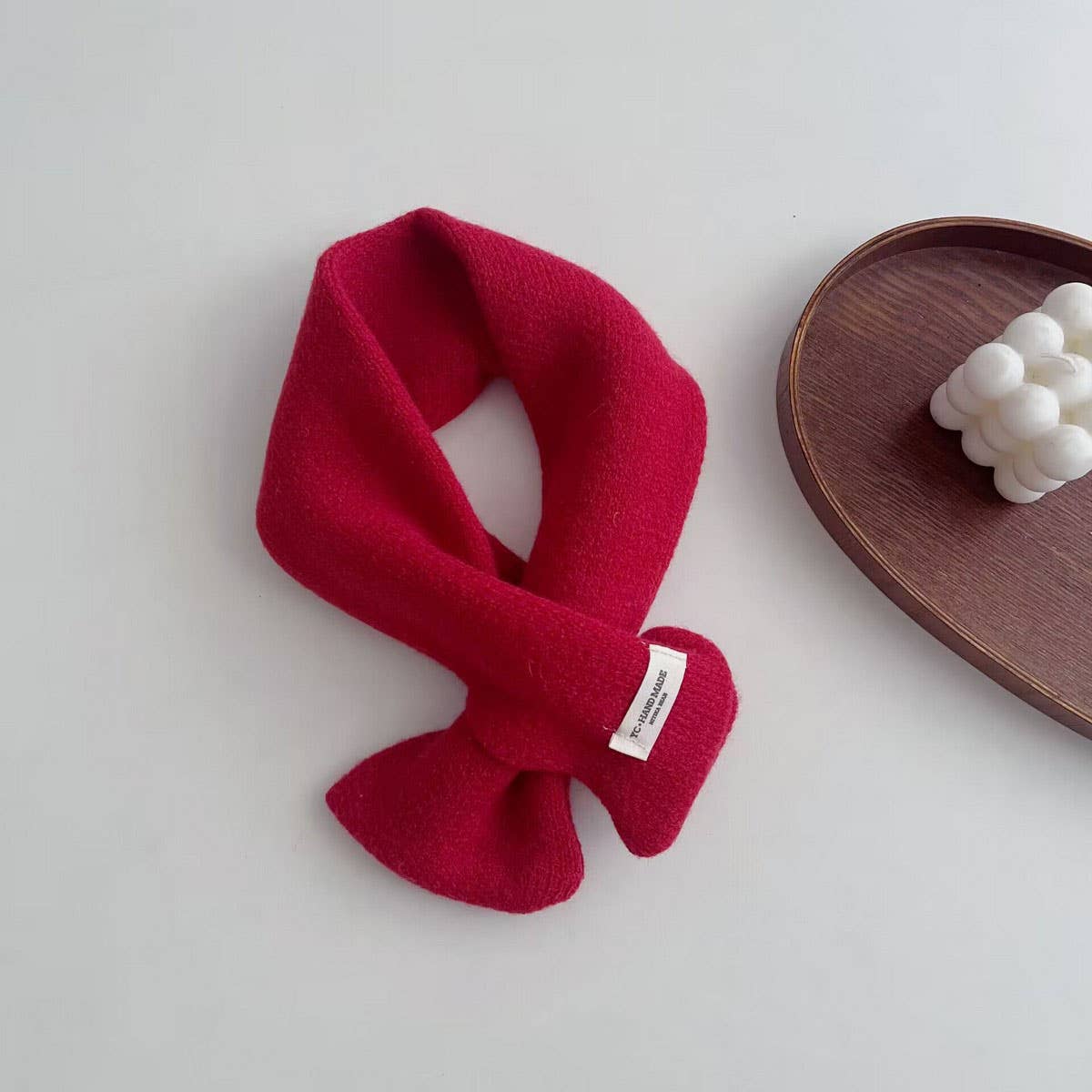 Kids Knit Scarf ? Soft Warm Cross Neck Warmer