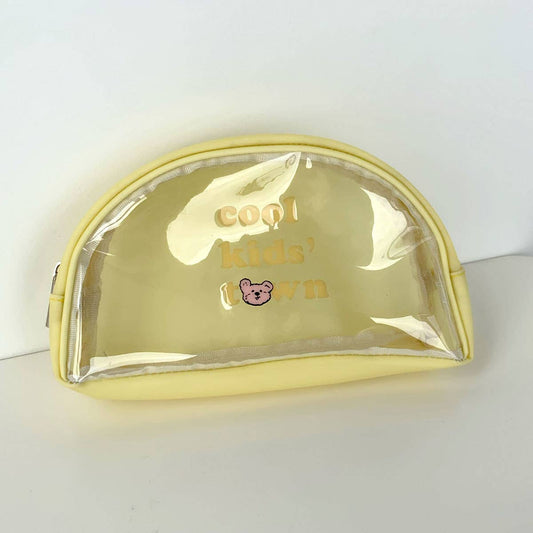 Cartoon transparent storage toiletry bag