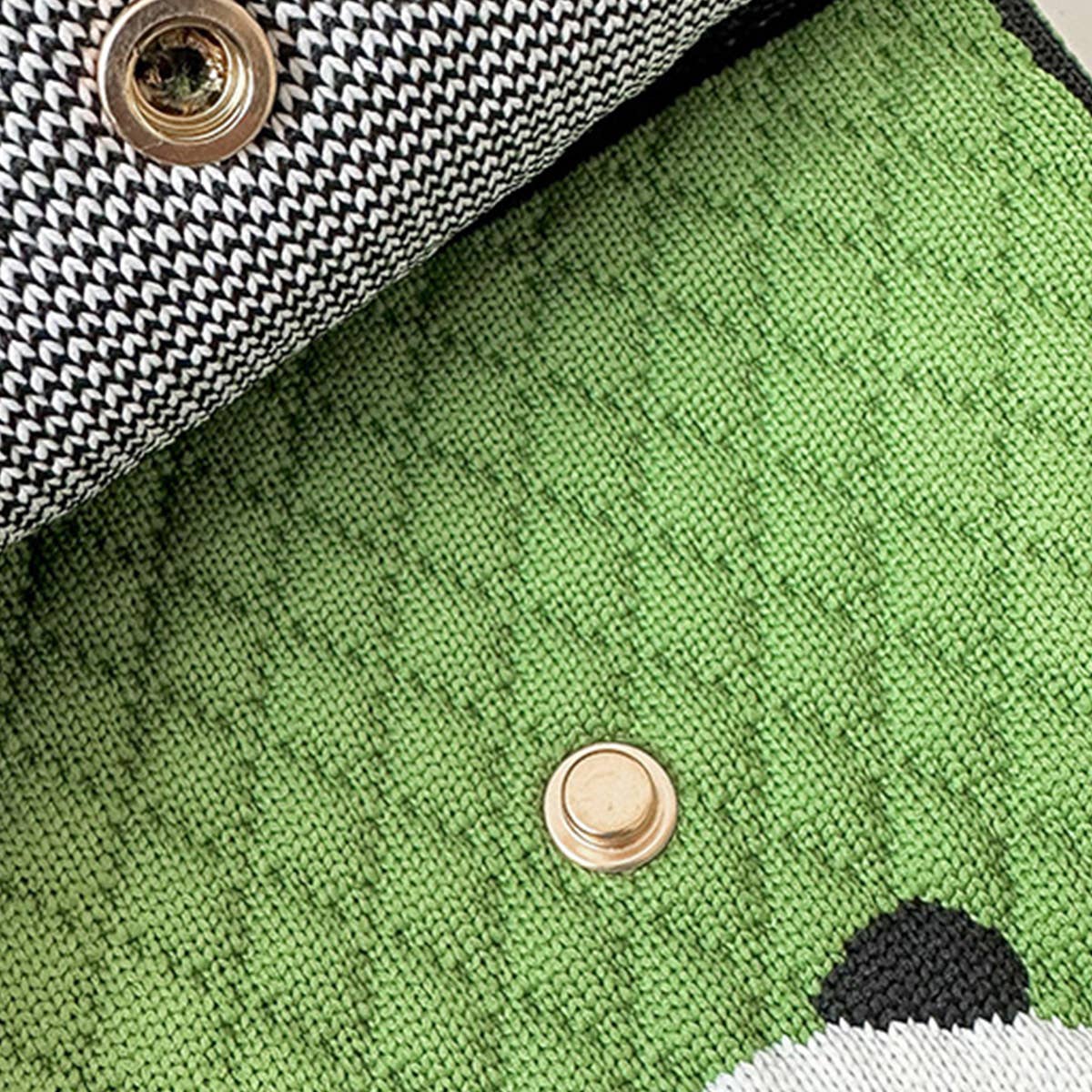 CUTE CARTOON PANDA KNITTED SHOULDER BAG_CWAB1520