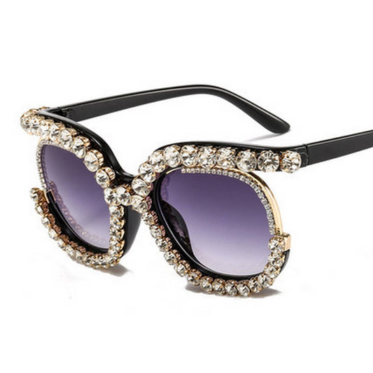 FASHIONABLE WOMEN'S DIAMOND SUNGLASSES