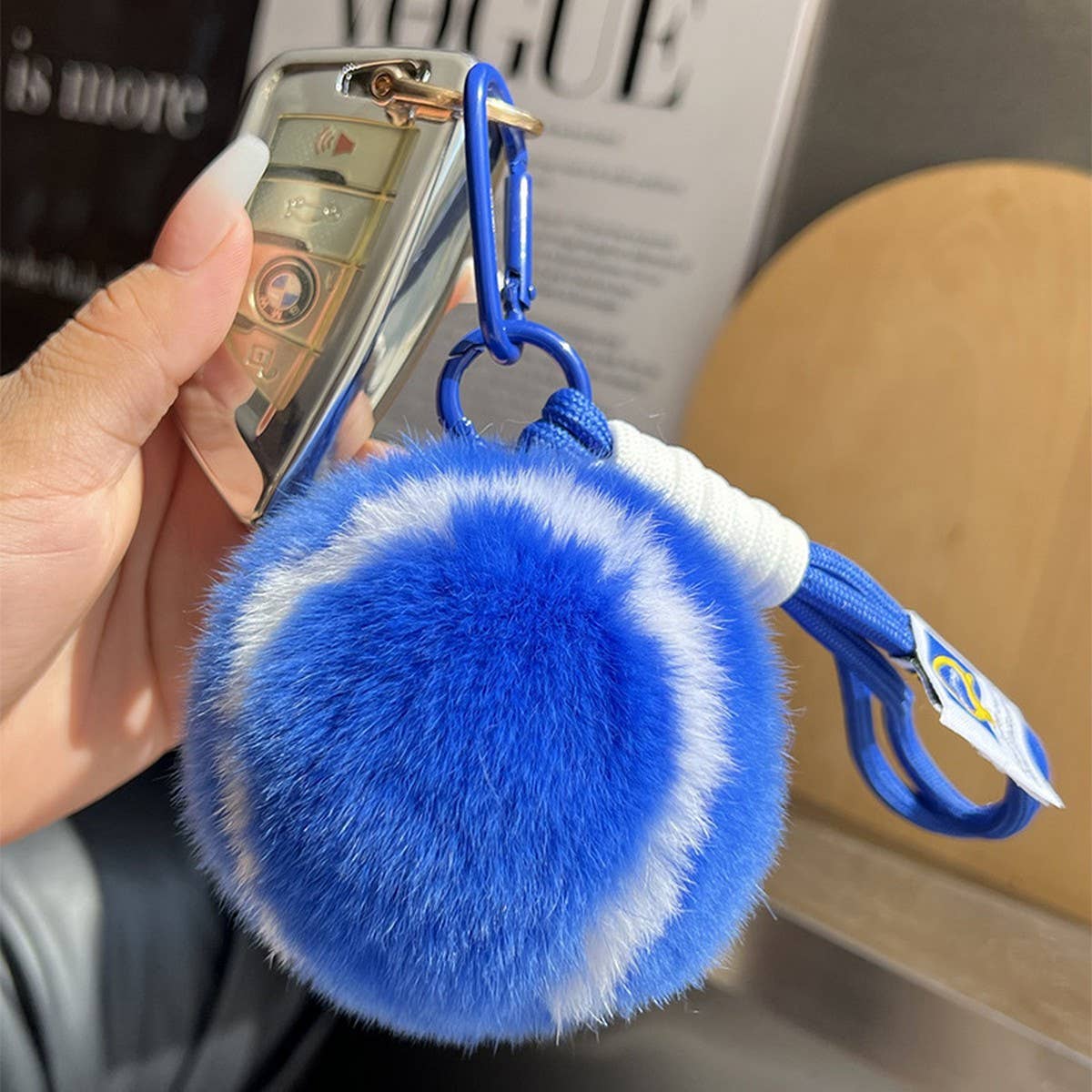 CWMM10409_TENNIS BALL KEYCHAIN  BAG CHARM GIFT