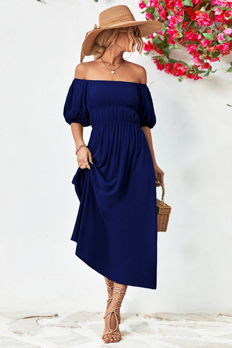 CWDMD4607_2025 NEW FRESH AND SWEET ONE-SHOULDER DRESS