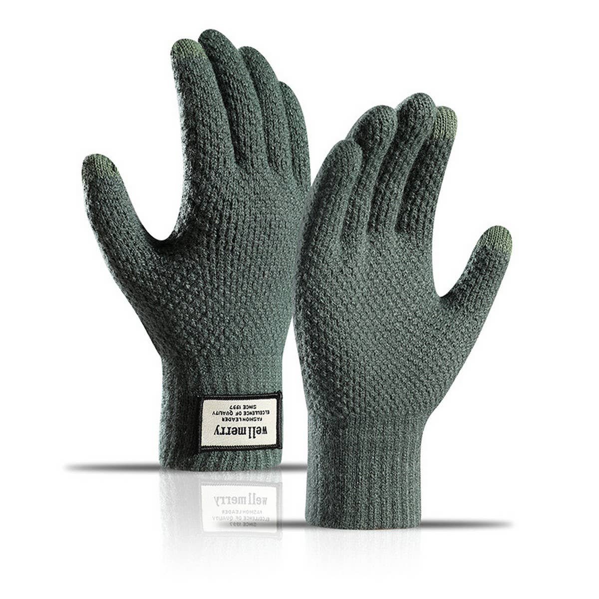 MEN'S AUTUMN AND WINTER THICKENED FLEECE GLOVES