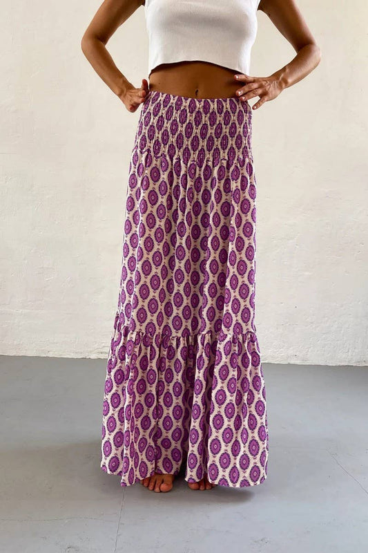 CWBLS0564_NEW SUMMER HOLIDAY STYLE SWING SKIRT