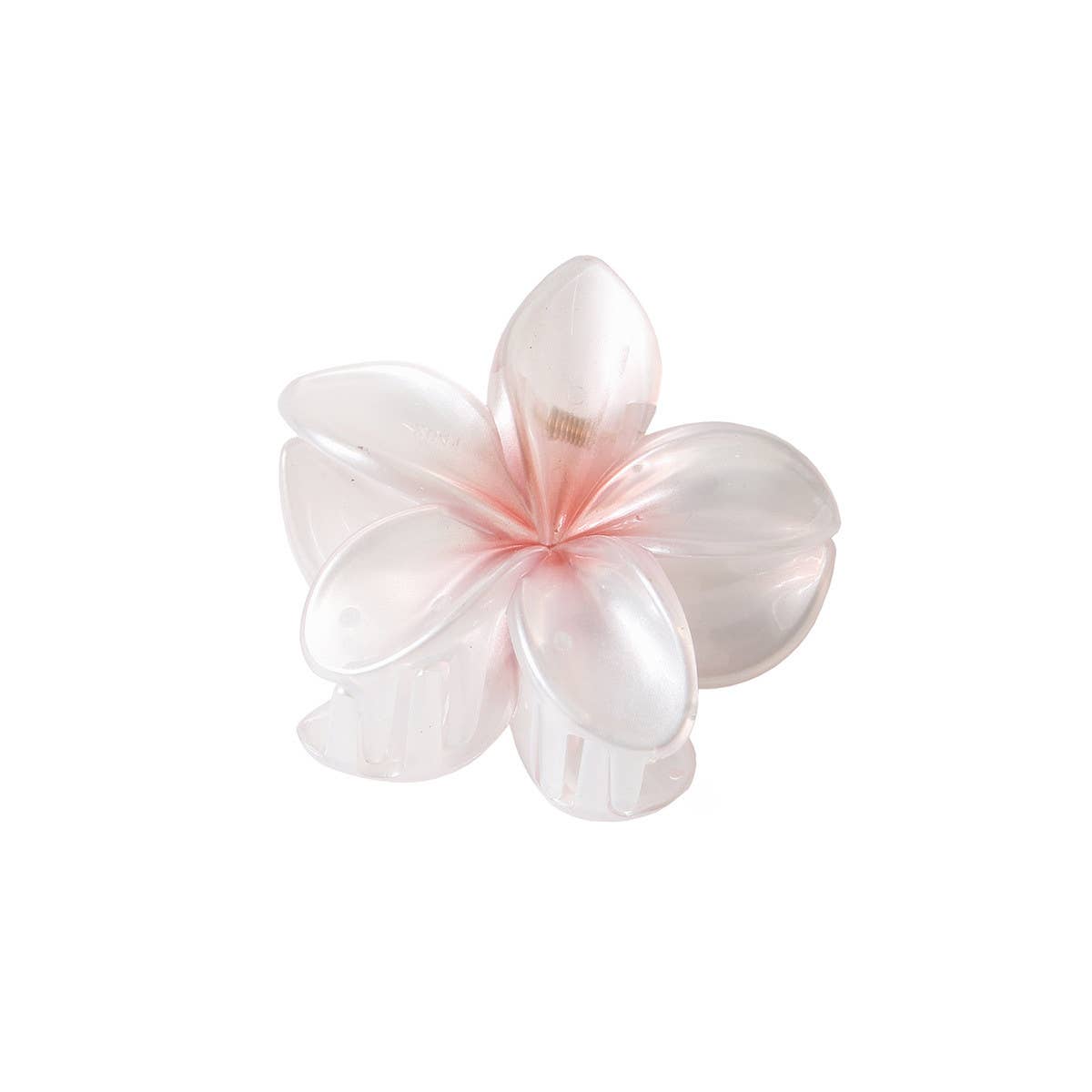 Pearlescent Flower Hair Claw - Gradient Chic Clip_CWAHA1044