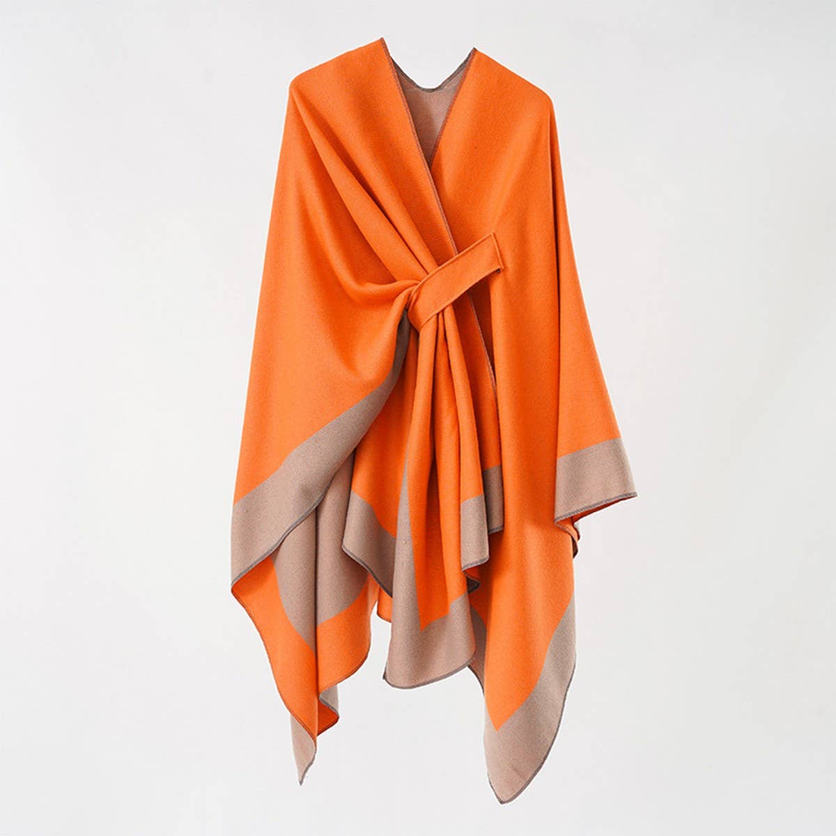 NEW DOUBLE-SIDED SOLID COLOR WARM SHAWL FOR WOMEN