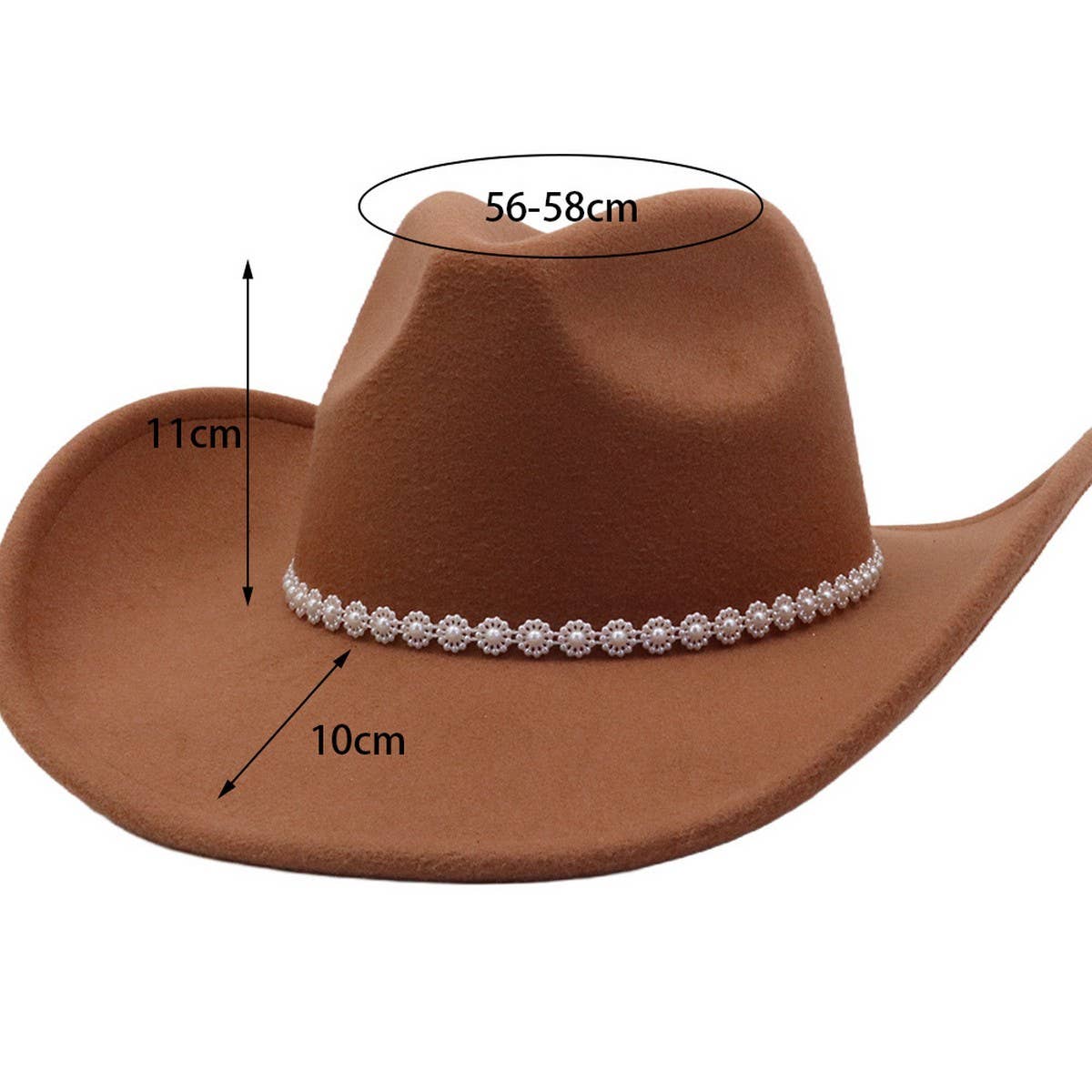 Unisex  Cowboy Fedora Hat Ethnic Style_CWAH04434