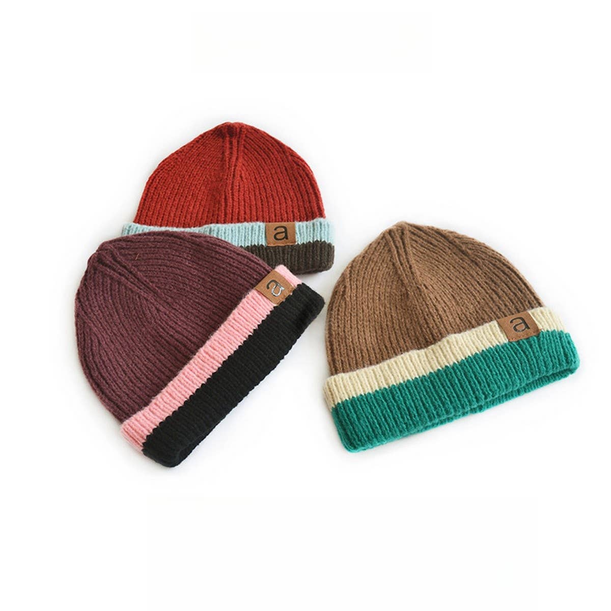 2-6 YEARS OLD LETTER LOGO KNITTED HAT_CWAH2067