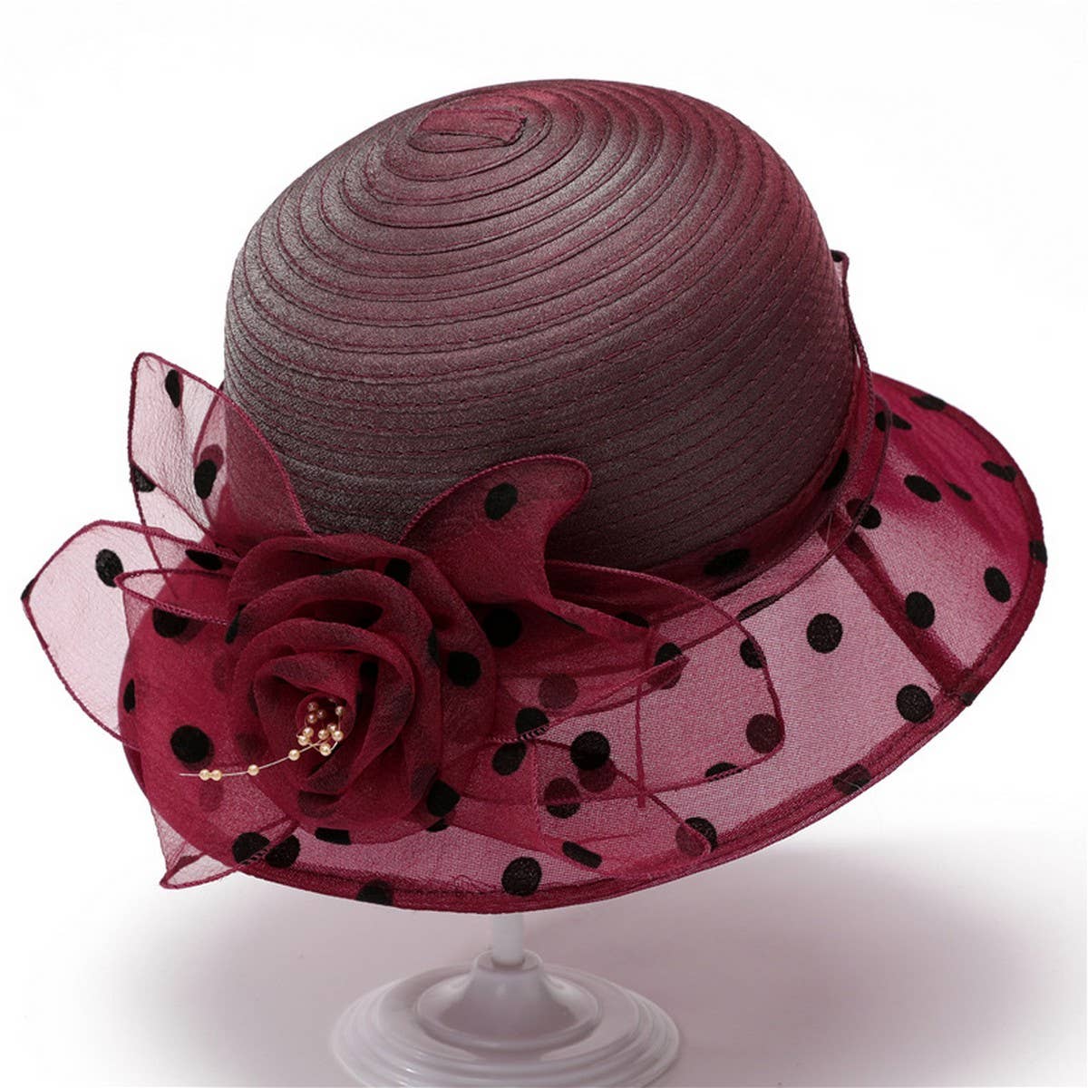 FLOWER HAT,ELEGANT SUN PROTECTION HAT_CWAH1449