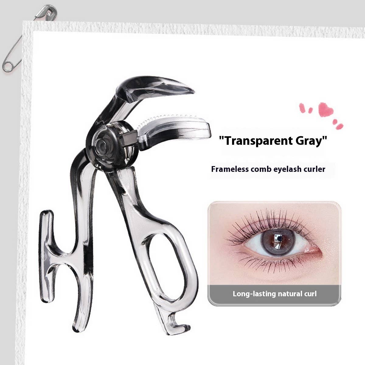 Frameless Comb Lash Curler, Portable & Precise