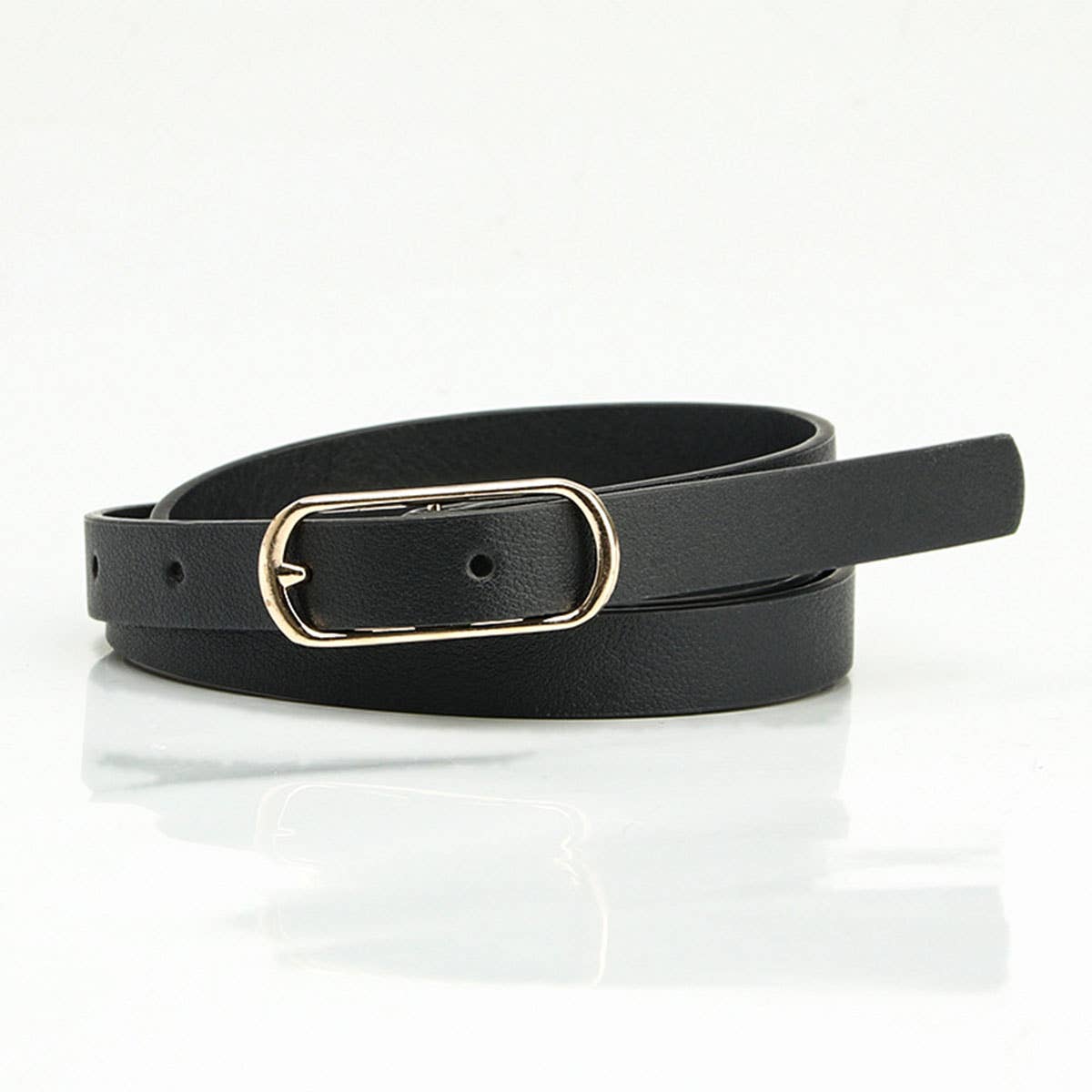 Versatile multi-color women's thin waist belt