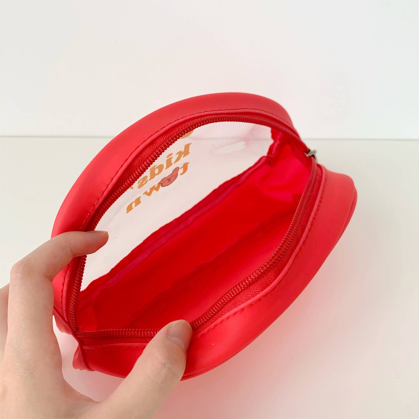 Cartoon transparent storage toiletry bag