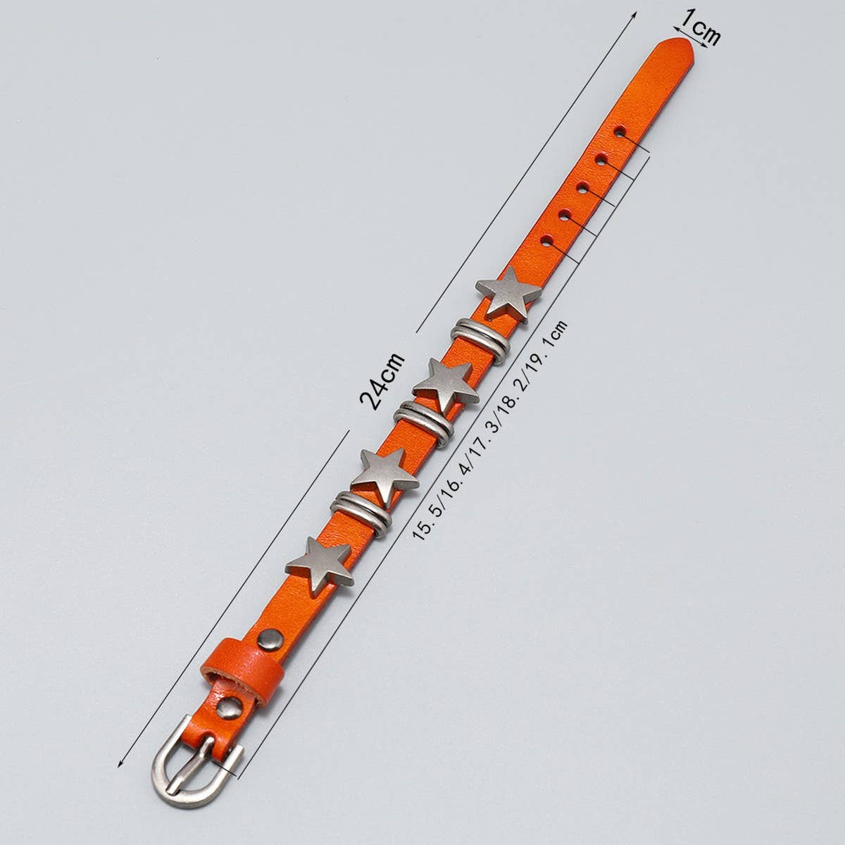 FIVE-POINTED STAR RETRO COWHIDE CREATIVE BRACELET