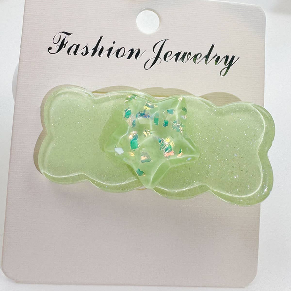 Ice-penetrating five-pointed star hair clip