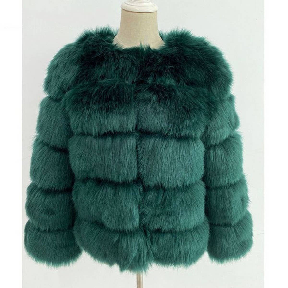 Fluffy Faux Fox Fur Jacket for Women