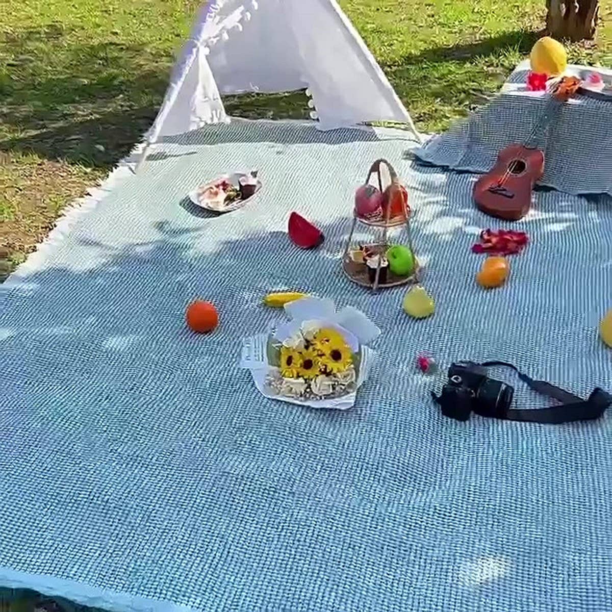 Thick Camping Mat Boho Outdoor Blanket