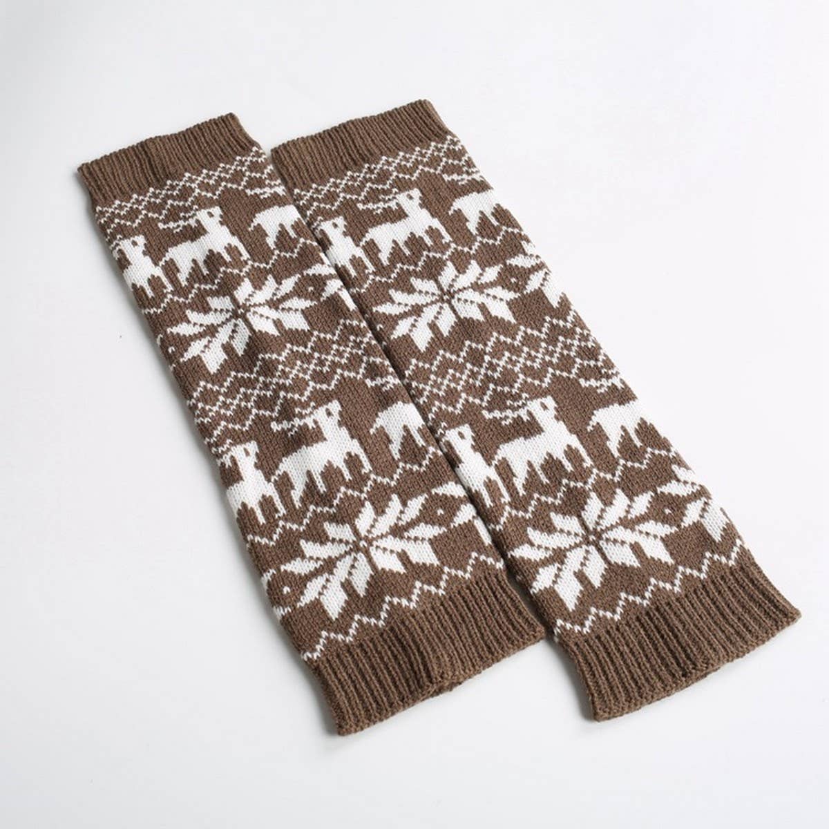 CHRISTMAS WINTER WARM LEGGINGS ELK PILE SOCKS