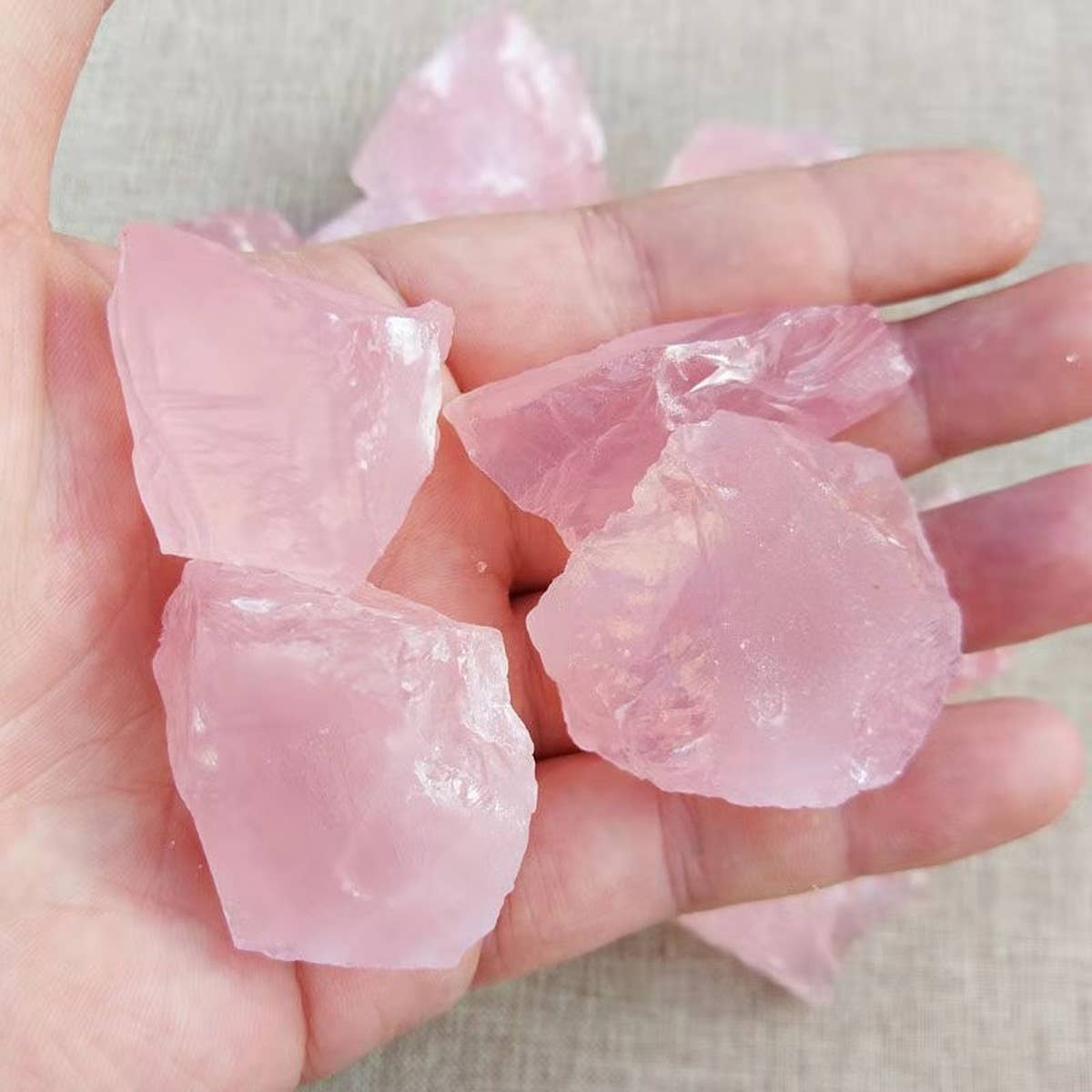 Natural Rose Quartz Aroma Stones 1kg