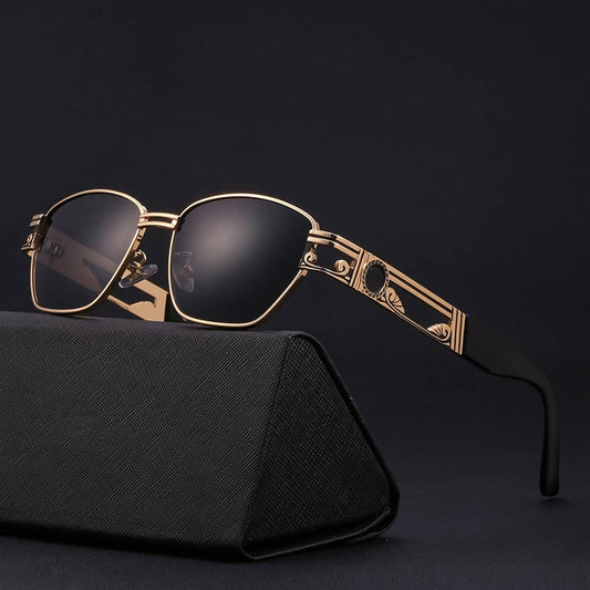 TRENDY AND FASHIONABLE RETRO STEAMPUNK SUNGLASSES