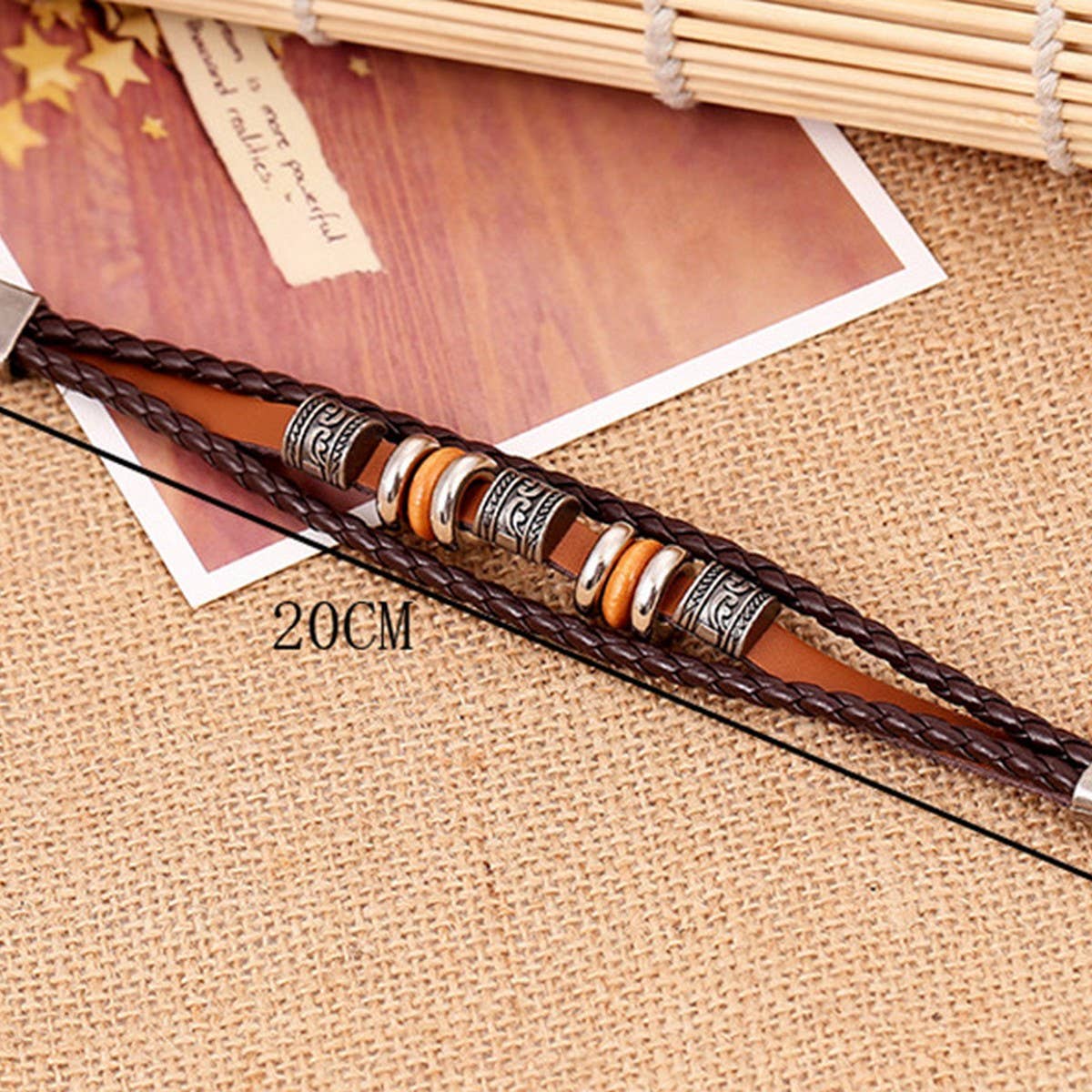 SIMPLE HAND-BEADED MULTI-LAYER LEATHER BRACELET_CWMM4460